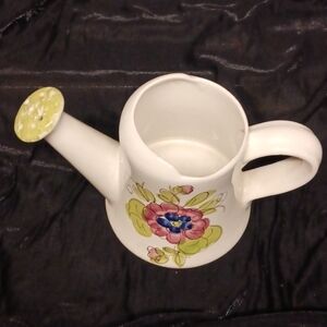 Porcelain Italian made Pitcher, Watering can, or Planter